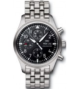 IWC Pilot's IW371704 Mens Automatic Black Swiss ETA 2824