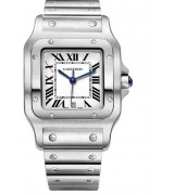 Cartier Santos W20060D6 Neutral Quartz White Swiss ETA Quartz 