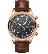 IWC Pilot's IW371713 Mens Automatic Black Swiss ETA 2824