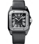 Cartier Santos W2020008 Neutral Automatic Black Swiss ETA 2824