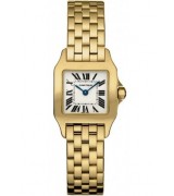 Cartier Santos W25063X9 Ladies Quartz White Swiss ETA Quartz 