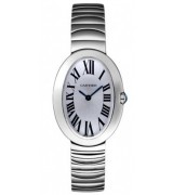 Cartier Baignoire W8000006 Ladies Quartz Silver Swiss ETA Quartz 