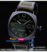 Panerai Marina Militare Black Seal Mens Automatic PVD Black Swiss 7750