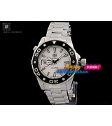 Tag Heuer Aquaracer Mens Automatic Stainless Steel White Swiss ETA 7750