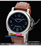 Panerai PAM 00176 Luminor Marina Mens Automatic Stainless Steel Black Swiss 7750