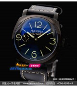 Panerai Black Seal Mens Automatic PVD Black Swiss 7750