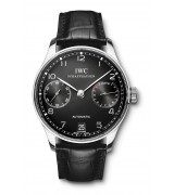 IWC Portuguese IW500109 Mens Automatic Black Swiss ETA 2824