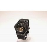 Swiss Hublot Big Bang replica Tourbillon Solo Bang 44mm All Black DLC & Ceramic20447