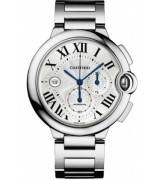 Cartier Ballon Bleu W6920031 Mens Automatic White Swiss ETA 2824