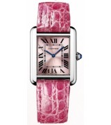 Cartier TANK W5200000 Ladies Quartz Pink Swiss ETA Quartz