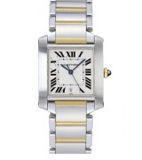 Cartier TANK W51005Q4 Mens Automatic Silver Swiss ETA 2824