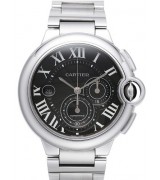 Cartier Ballon Bleu W6920025 Mens Automatic Black Swiss ETA 2824