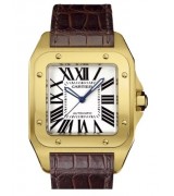 Cartier Santos W20071Y1 Mens Automatic Silver Swiss ETA 2824