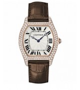 Cartier Tortue WA503951 Ladies Automatic White Swiss ETA 2824