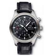 IWC Pilot's IW371701 Mens Automatic Black Swiss ETA 2824