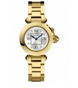 Cartier Pasha WJ124015 Ladies Quartz Silver Swiss ETA Quartz
