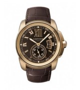  Cartier Callibre De Cartie W7100007 Mens Automatic Brown Swiss ETA 2824