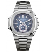 Patek Philippe-Nautilus 5980/1A Blue Dial Chronograph Stainless Steel 