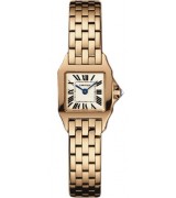 Cartier Santos W25077X9 Ladies Quartz White Swiss ETA Quartz 