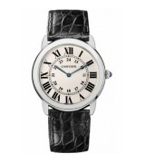 Cartier Ronde solo W6700255 Mens Quartz White Swiss ETA Quartz