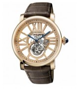 Cartier Rotonde W1580046 Mens Automatic Gold Swiss ETA 2824