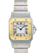 Cartier Santos W20012C4 Ladies Quartz White Swiss ETA Quartz 