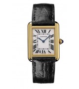 Cartier TANK W1018755 Ladies Quartz White Swiss ETA Quartz