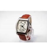 Da Vinci IWC Swiss Chronograph 43mm Replica Watch Brown Leather Band20882