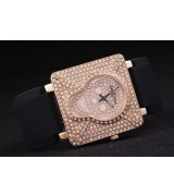 Replica  Airborne BR01 672 Red Gold Diamonds-br30