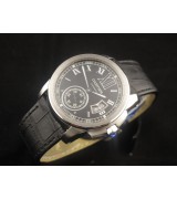 Cartier Calibre De Cartier Swiss 2824 Automatic Black Dial Roman Numeral Markers