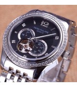 Patek Philippe Grand Complication Skeleton Diamond Bezel Automatic Swiss    