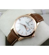 Jaeger LeCoultre Swiss 2824 Automatic White Dial Rose Gold