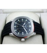 Patek Philippe Aquanaut Swiss 2824 Automatic Black Dial Stick Numeral Markers