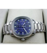 Patek Philippe Aquanaut Swiss 2824 Automatic Blue Dial Stainless Steel Bracelet