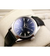 Omega Seamaster Swiss 2824 Mens Automatic Blue Dial Triangle Markers