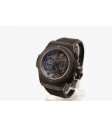 Swiss Hublot King Power Replica Foudroyante 48mm All Black & Ceramic Bezel - LIMITED EDITION20456