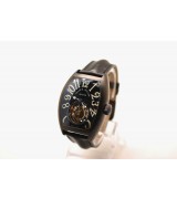 Swiss Franck Muller AETERNITAS 1 Tourbillon Replica 38.2mm Black PVD Treatment20967