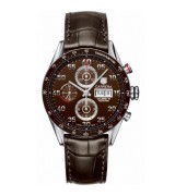 Tag Heuer CV2A12.FC6236 Carrera Mens Automatic Brown Swiss ETA 2824