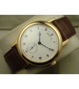 Breguet Classique Swiss 2824 Automatic White Dial Gold