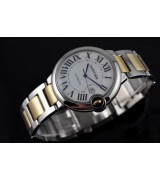 Cartier Ballon Bleu 42MM Swiss Automatic Mens Gold Midlink L05