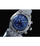 Breitling Chronomat B01Swiss 7750 Mens Automatic Blue Dial Roman Numeral Markers