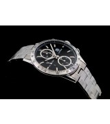 Tag Heuer Carrera Swiss 7750 Mens Quartz Black Dial