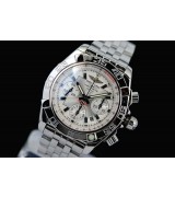 Breitling Chronomat B01 Swiss 7750 Mens Automatic White Dial