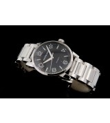 Montblanc Swiss 2824 Mens Automatic Black Dial Numeral Markers