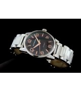 Montblanc Swiss 2824 Mens Automatic Black Dial Rose Gold Numeral Markers
