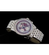 Breitling Montbrillant Swiss 7750 Mens Automatic Brown Dial