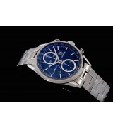 Tag Heuer Carrera Swiss 7750 Mens Quartz Blue Dial