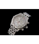 Breitling Chronomat B01Swiss 7750 Mens Automatic White Dial