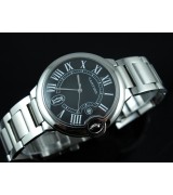 Cartier Ballon Bleu De Swiss 2671 Automatic\ Black Dial Roman Numeral Markers