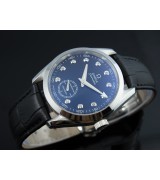 Omega Seamaster Swiss 2824 Mens Automatic Blue Dial Sub-Dial Diamond Markers